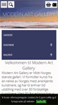 Mobile Screenshot of modernartgallery.no