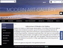 Tablet Screenshot of modernartgallery.no